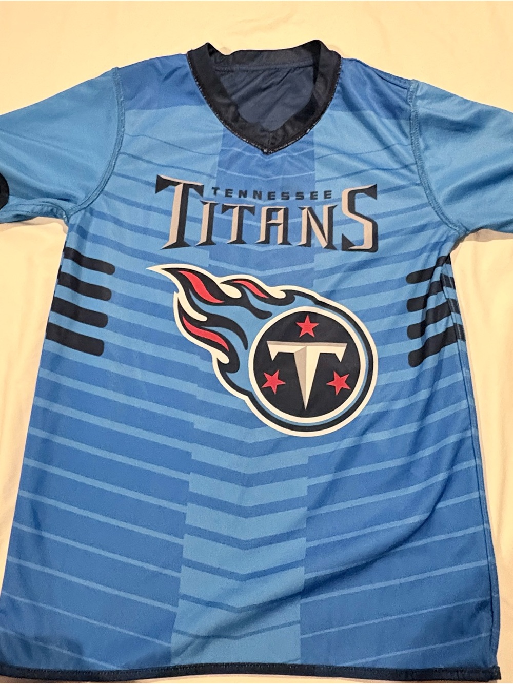 Tennessee Titans Jersey Football Men's Reversible Shirt Size: Kids